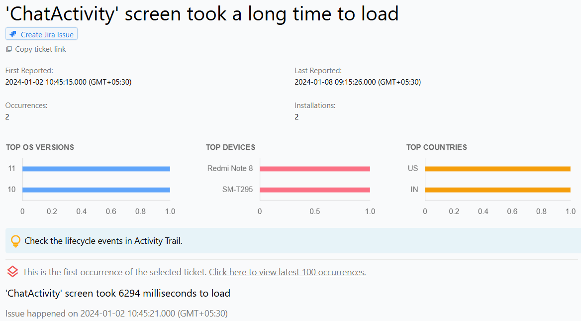 Screen Load Delay